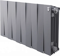 Радиатор биметаллический Royal Thermo Piano Forte 300 silver satin, 10 секций