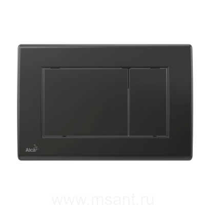 Кнопка смыва AlcaPlast M278 черная матовая