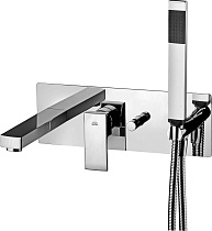 Смеситель Paffoni Elle EL001CR С ВНУТРЕННЕЙ ЧАСТЬЮ, для ванны с душем