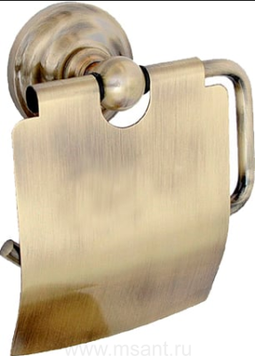 Держатель туалетной бумаги Fixsen Retro FX-83810 с крышкой