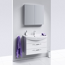 Мебель для ванной Aqwella Allegro 75 с 2 ящиками