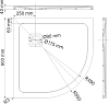 Поддон для душа Wasserkraft Dinkel 58T01 90x90