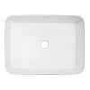 Раковина накладная Azario 500ч385х135 прямоугольная, белый глянцевый 