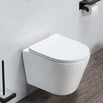 Унитаз подвесной Comforty 105 безободковый белый