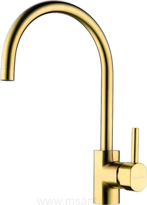 Смеситель Omoikiri Wakayama PVD-LG для кухонной мойки