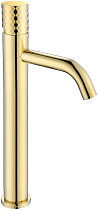 Смеситель для раковины Boheme Stick 122-GG gold diamond gold
