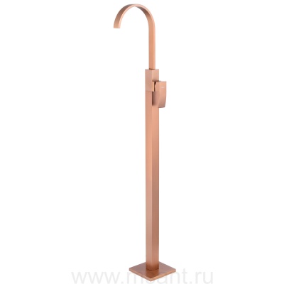 Смеситель ABBER Wasserfall AF8640MRG напольный для раковины, розовое золото матовое
