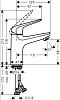 Смеситель Hansgrohe Novus 71030000 для раковины