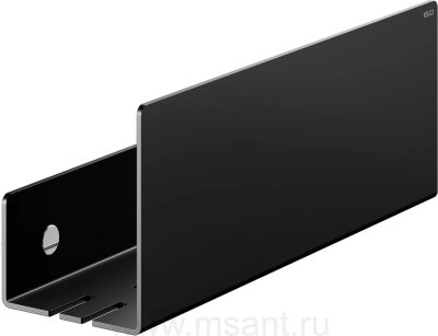 Полка Keuco Universal 24952370000 черная, для душа