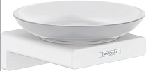 Мыльница Hansgrohe AddStoris 41746700 матовый белый