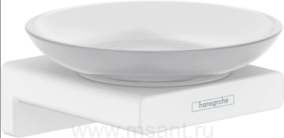 Мыльница Hansgrohe AddStoris 41746700 матовый белый