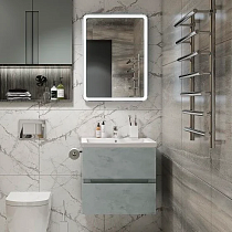 Мебель для ванной Art&Max Techno 60 бетон лофт