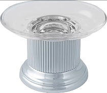 Мыльница Migliore Fortuna стекло, хром