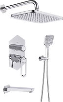 Душевой комплект Lemark Prizma LM3922C С ВНУТРЕННЕЙ ЧАСТЬЮ