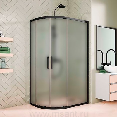 Душевой уголок Kubele DE018RBG-MAT-BLMT-120х110х200