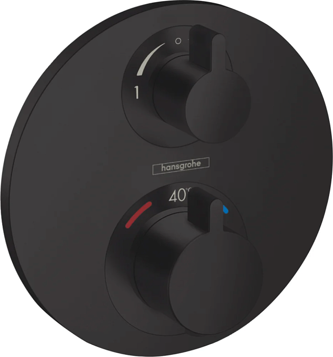 Термостат Hansgrohe Ecostat S 15758670 для душа, матовый черный
