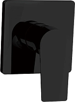 Смеситель Aquanet Static AF330-50B С ВНУТРЕННЕЙ ЧАСТЬЮ, для душа, чёрный