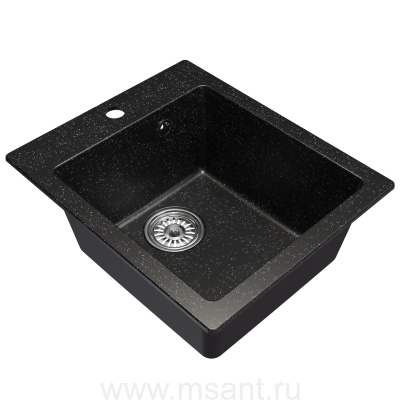 Мойкa MIXLINE ML-GM14 черная (308), 420*500*190мм