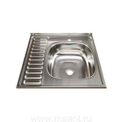 Мойка 60х60 (0,4) прав вып 1 1/2 MIXLINE 16см
