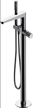Смеситель Omnires Contour CT8033CR С ВНУТРЕННЕЙ ЧАСТЬЮ напольный, для ванны с душем, хром