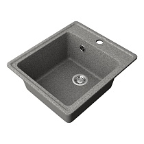 Мойкa MIXLINE ML-GMS18 СТАНДАРТ прямоугольная, темно-серый (309), 410*470*190мм