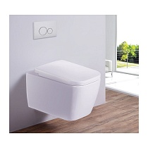 Унитаз подвесной TIRON-C (White). Размер: 485x335x285.