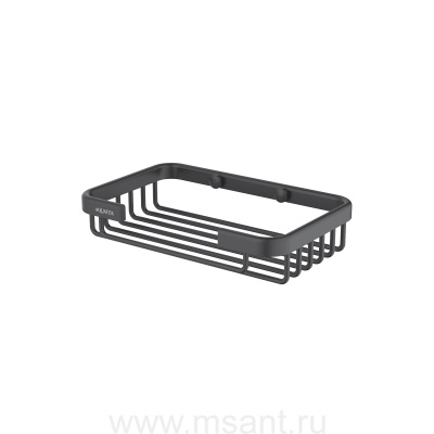 Мыльница решетка Aquatek, матовый черный AQ4946MB 