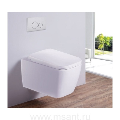 Унитаз подвесной TIRON-C (White). Размер: 485x335x285. 