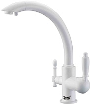 Смеситель Zorg Clean Water ZR 314 YF-33 white для кухонной мойки