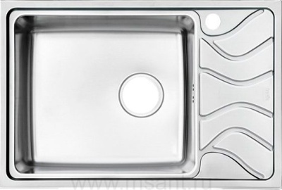 Мойка кухонная IDDIS Reeva REE71SLi77
