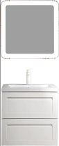 Мебель для ванной Art&Max Platino 60, подвесная, белый матовый