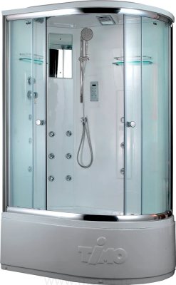 Душевая кабина Timo Lux T-7720 L с высоким поддоном, с сиденьем