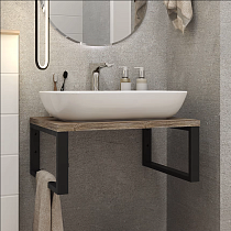 Столешница с раковиной 1MarKa Grunge Loft 60 дуб намибия