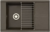 Мойка кухонная AQUATON Делия 78 кофе