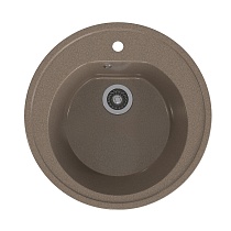Мойкa MIXLINE ML-GMS02 СТАНДАРТ круглая, терракот (307), 505мм (глуб. чаши 180)