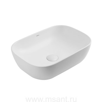 Раковина накладная ABBER Rechteck AC2200MW белая матовая