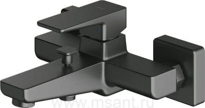 Смеситель Omnires Parma PM7430GR для ванны с душем, графит