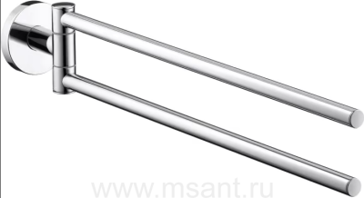 Полотенцедержатель Hansgrohe Logis 40512000 двойной