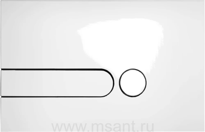 Кнопка смыва Jacob Delafon E4326-00 белая