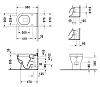 Унитаз приставной Duravit Starck 3 0124090000