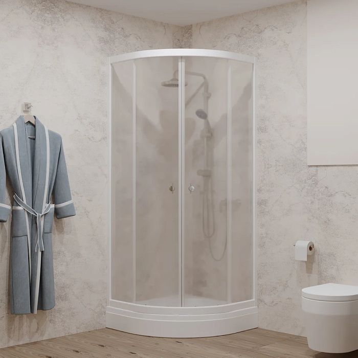 Душевой уголок Triton Ультра А Щ0000061784 80х80 см с поддоном +сифон D90мм