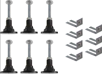 Ножки для душевого поддона Good Door Эклипс с креплениями