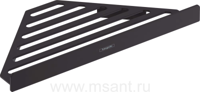 Полка Hansgrohe AddStoris 41741670 угловая, матовый черный