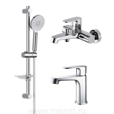 Комплект для ванны Aquatek Оберон AQ1230CR 3 в 1 