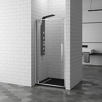 Душевая дверь в нишу RGW Stilvoll SV-02 1000х2000 профиль хром, стекло прозрачное