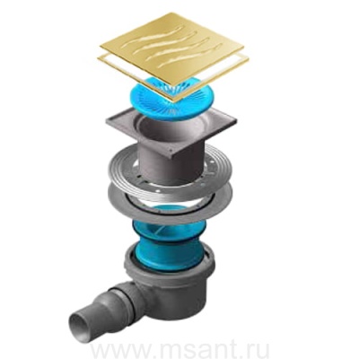 Душевой трап Pestan Confluo Standard с решеткой (13000140)