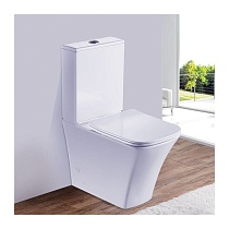 Унитаз напольный CRISAN (White). Размер: 625x365x820.