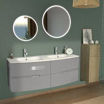 Мебель для ванной Jacob Delafon Nona 140 глянцевый серый титан