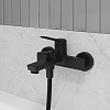 Смеситель для ванны, матовый черный, Parker, IDDIS, PARBL02i02WA