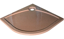 Поддон для душа GuteWetter Deluxe 90x90x4 R терракот